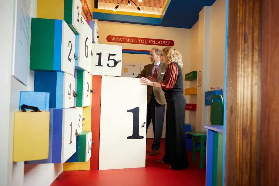 The Duke of Edinburgh at the Story Centre