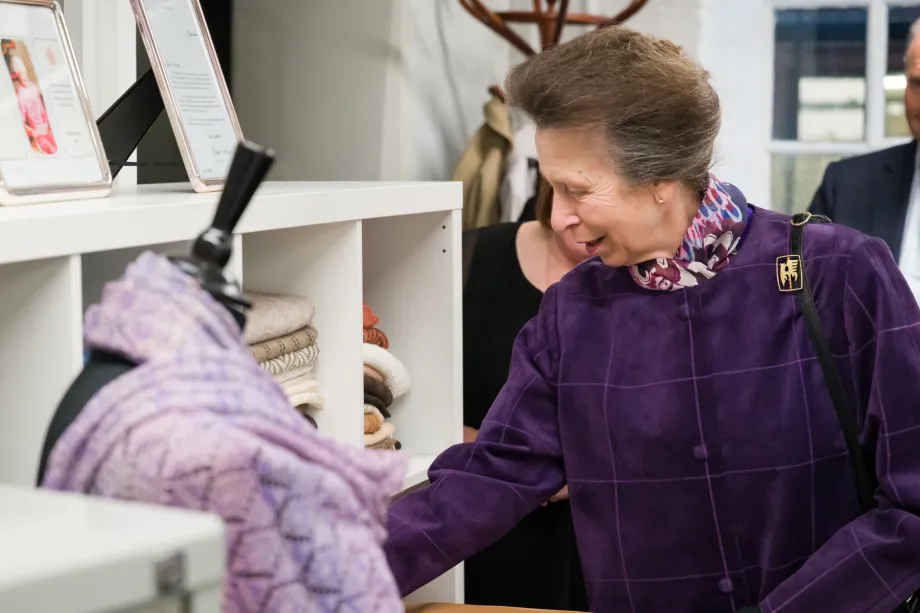 Princess Royal at the UK Fashion and Textile Association Limited