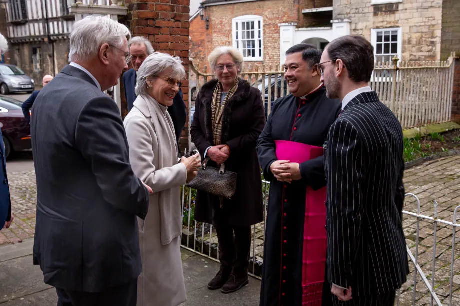 The Duke and Duchess of Gloucester visit Gloucester Cathedral