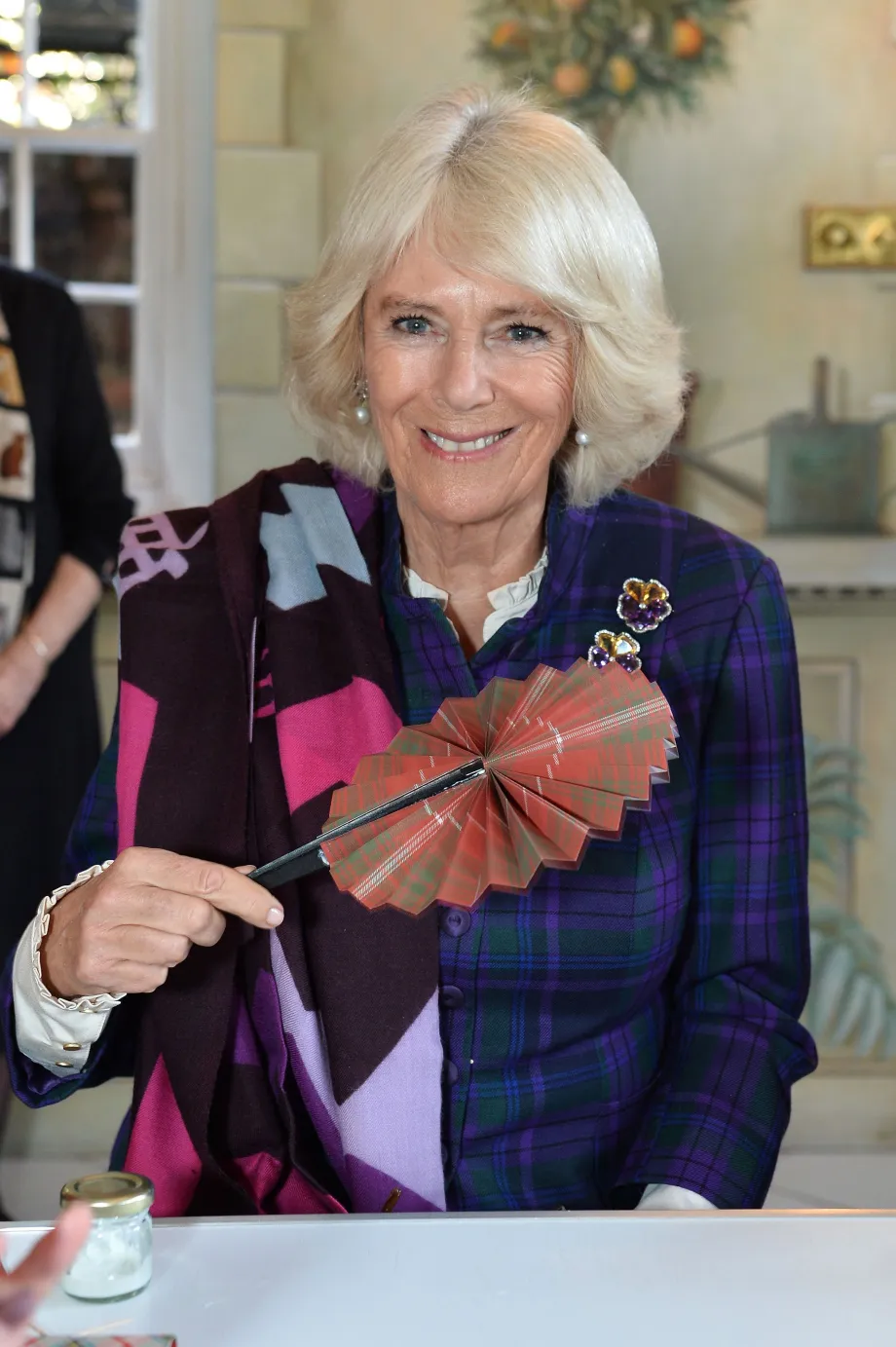 The Queen at the Fan Museum