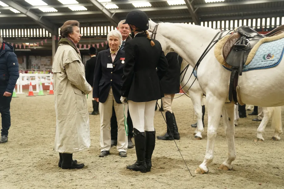 The Princess Royal visited London-based Wormwood Scrubs Pony Centre to see how it is benefiting children in the local area.