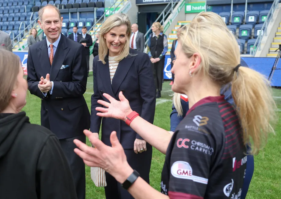 The Duke and Duchess of Edinburgh visit Headingley Stadium, Leeds