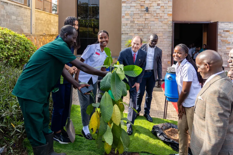 The Duke of Edinburgh in Uganda