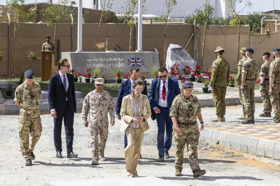 The Princess Royal visits Donelley Lines