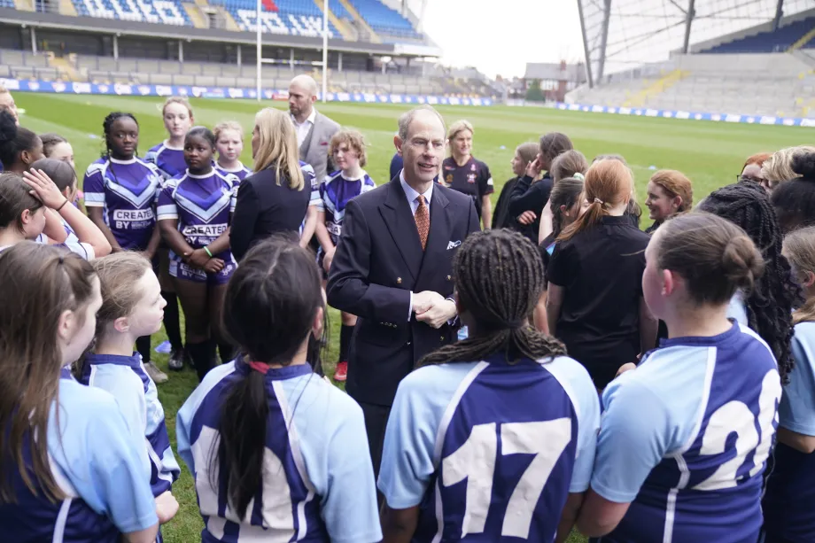The Duke and Duchess of Edinburgh visit Headingley Stadium, Leeds