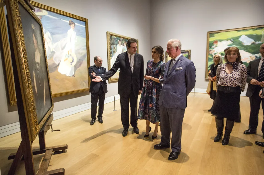 The King at the National Gallery