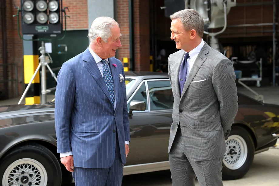 The King at Pinewood Studios