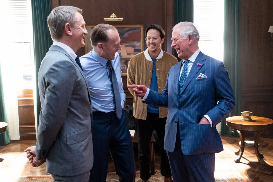 The King at Pinewood Studios
