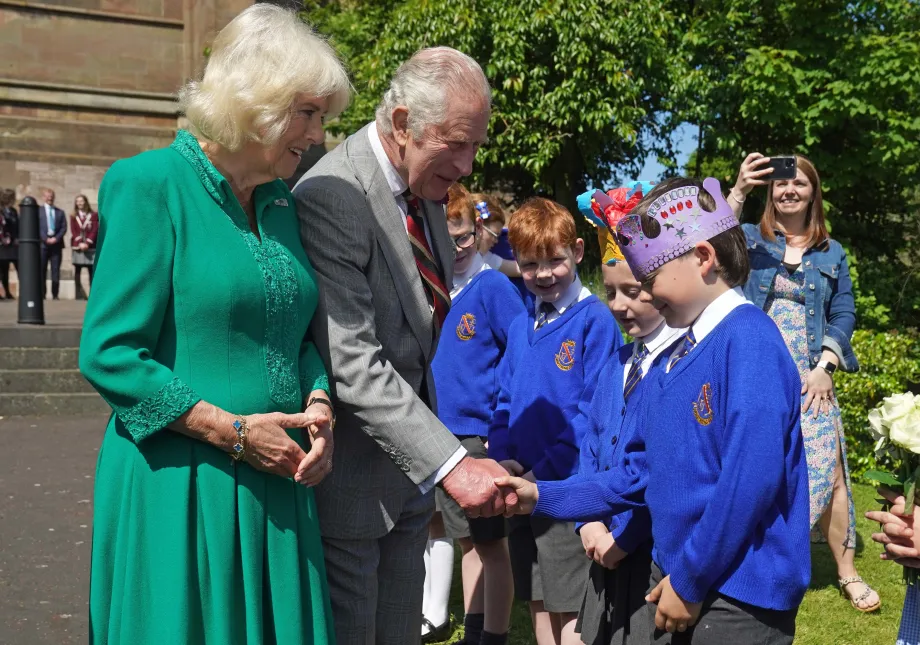 The King and Queen in Northern Ireland