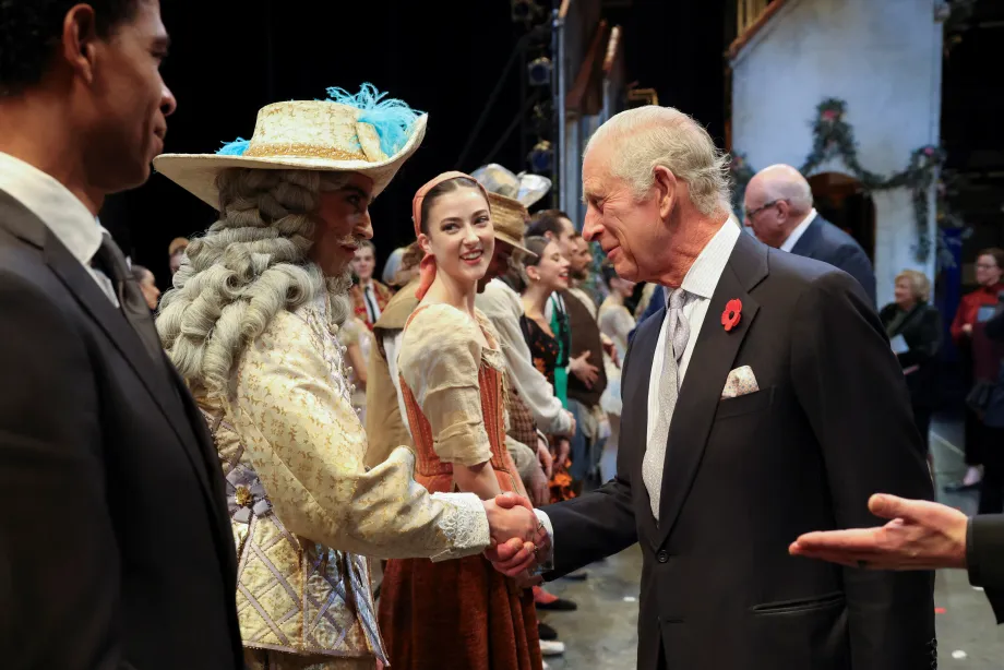 The King supports the Arts
