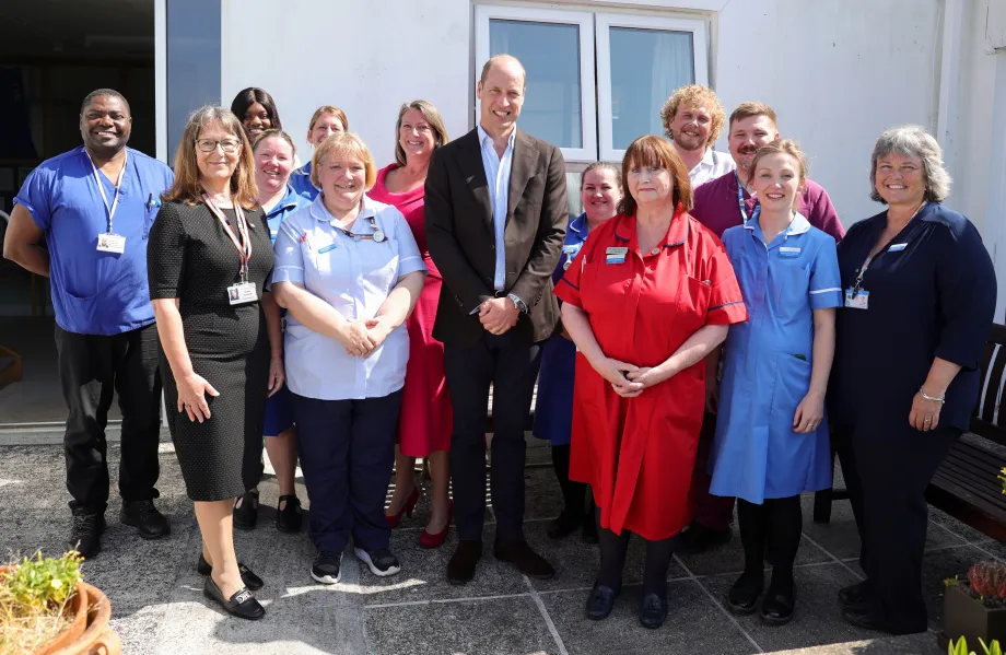 The Duke of Cornwall vists Newquay