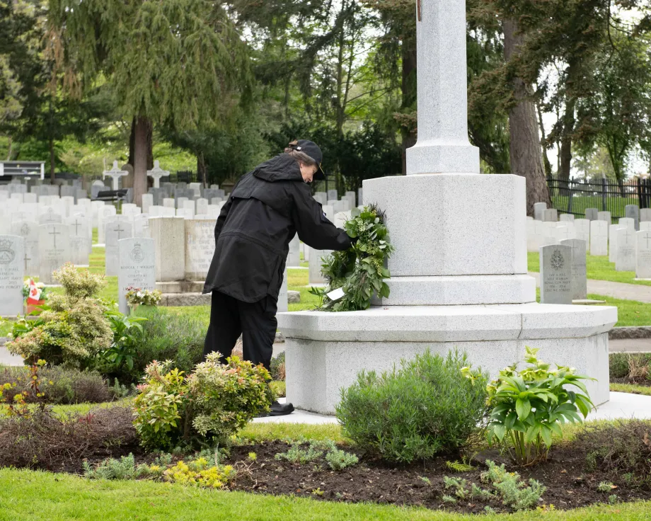 The Princes Royal visits God’s Acre Cemetery