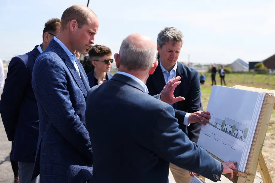 The Duke of Cornwall vists Newquay