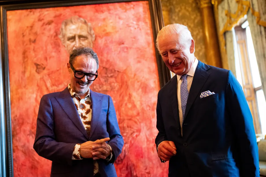 The King with Jonathan Yeo