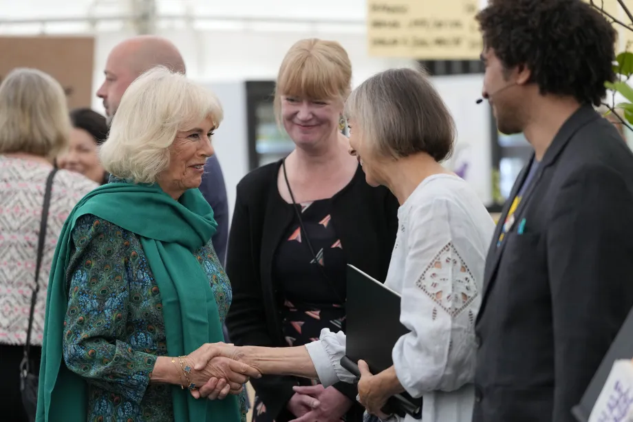 The Queen at the Charleston Festival