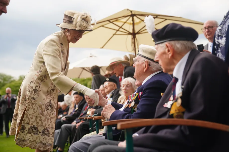 The Princess Royal hosts a garden party