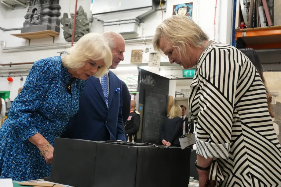 The King and Queen visit RADA