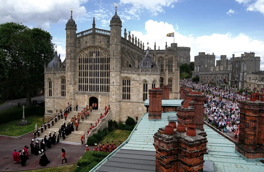 Garter Day The King and Queen