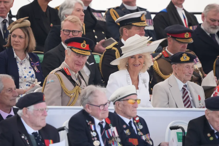 The King and Queen at DDay80