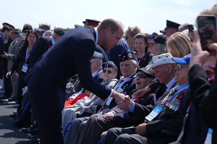 The Prince of Wales at DDay 80