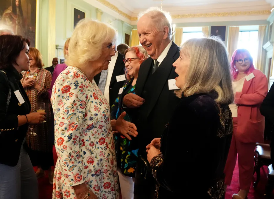 The Queen at a reception for Scottish Literacy