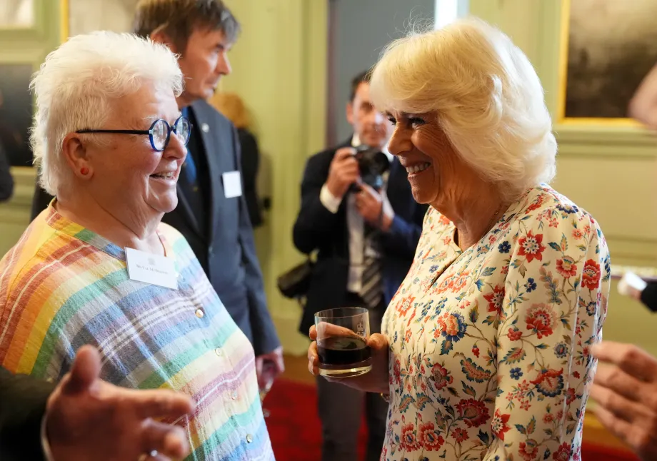 The Queen at a reception for Scottish Literacy