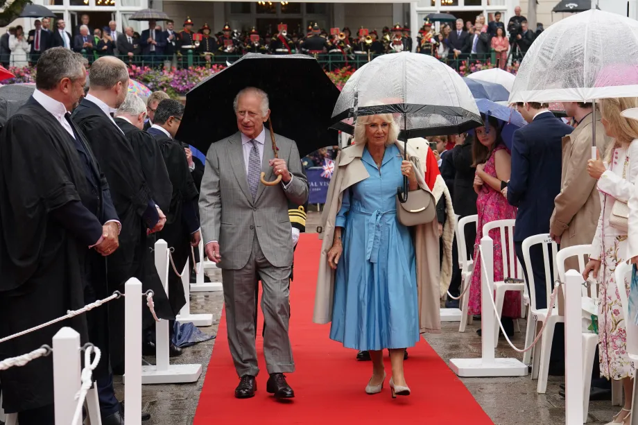 The King and Queen in Jersey
