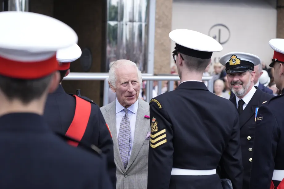 The King with the Jersey Cadets