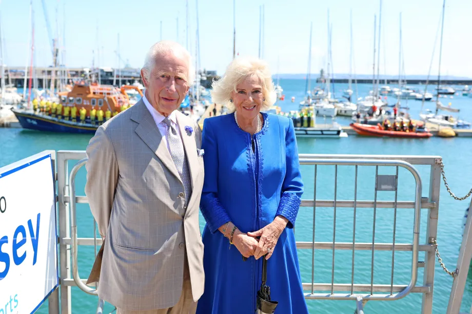 The King and Queen in Guernsey