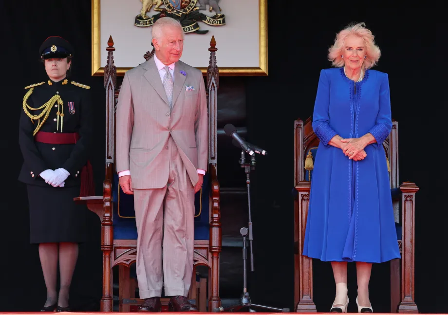 The King and Queen in Guernsey