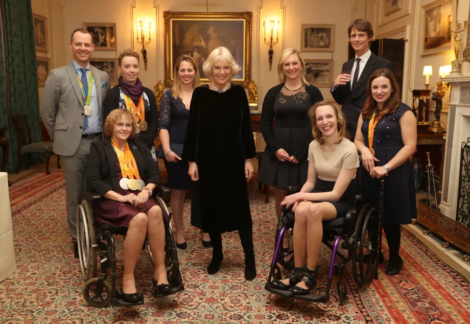 The Queen hosts a reception for the British Equestrian Team