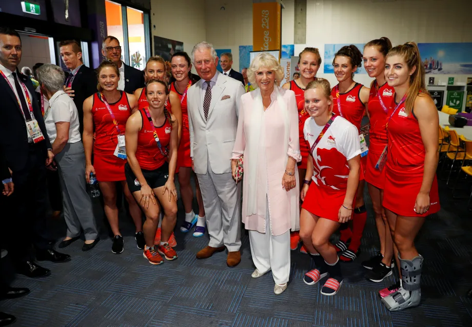 The King and Queen at the Commonwealth Games Gold Coast