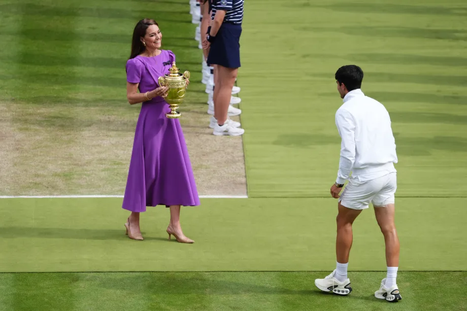 The Princess of Wales attends the Wimbledon Final 2024