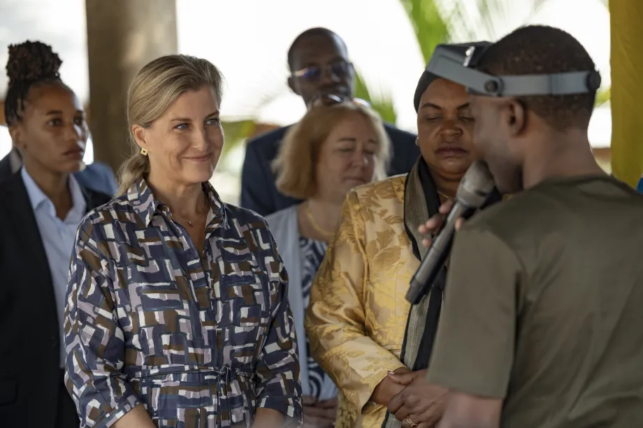 The Duchess of Edinburgh in Tanzania