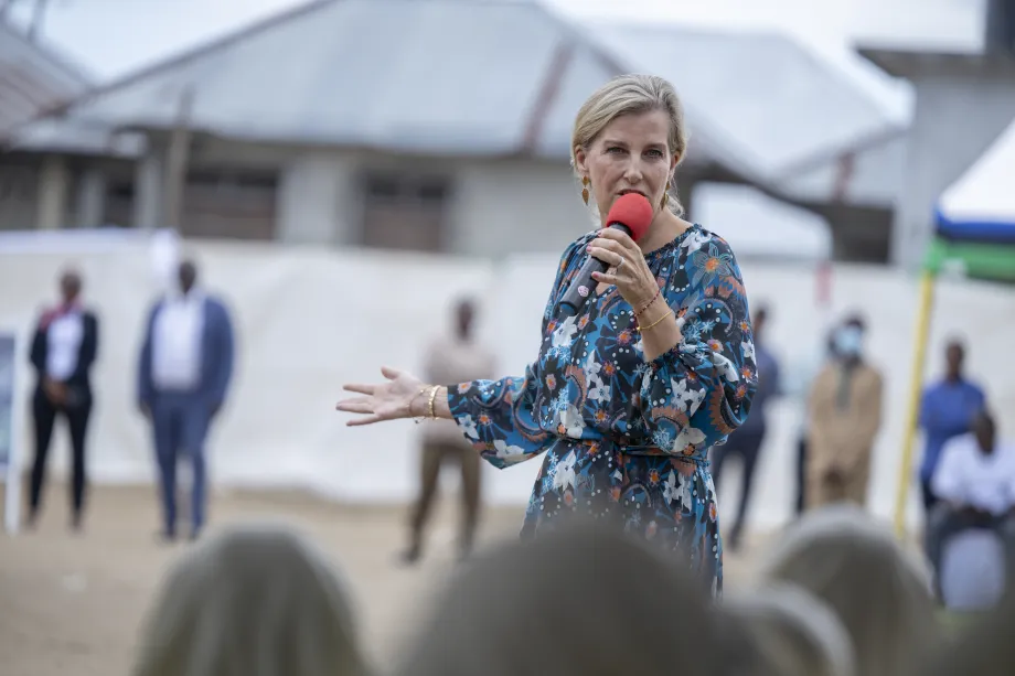 The Duchess of Edinburgh in Tanzania