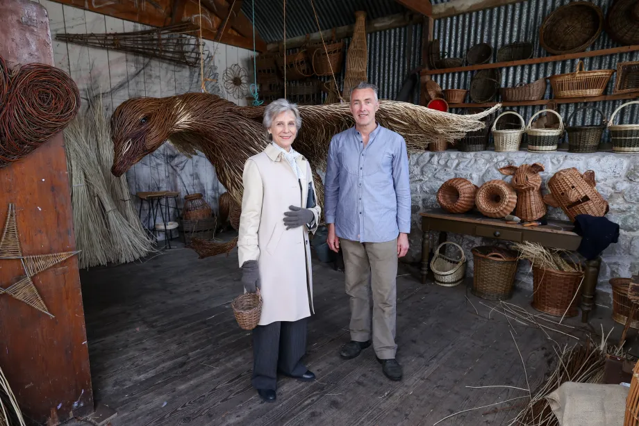 The Duchess of Gloucester at the Ulster Folk Museum