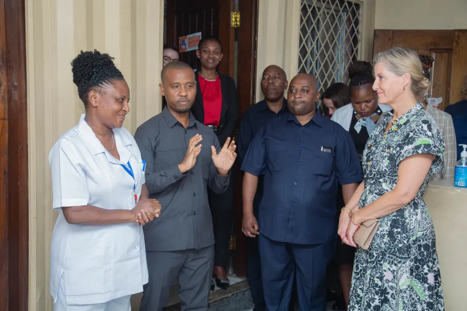 The Duchess of Edinburgh in Tanzania
