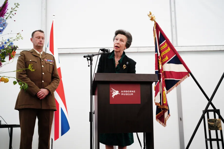 The Princess Royal speaks at Arnhem80 commemorations