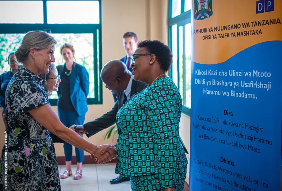 The Duchess of Edinburgh in Tanzania