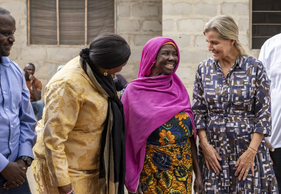 The Duchess of Edinburgh in Tanzania