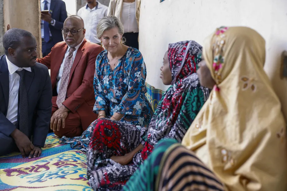 The Duchess of Edinburgh in Tanzania