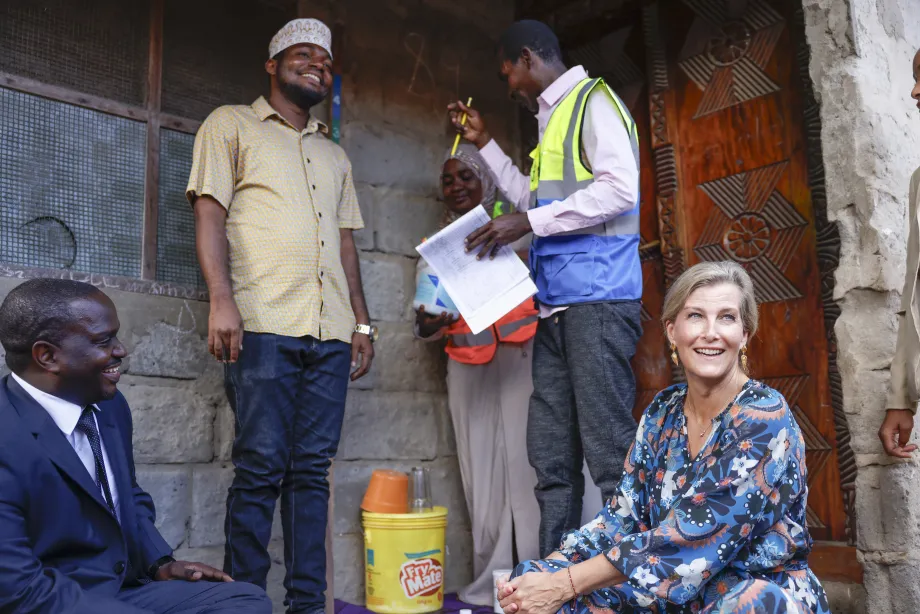 The Duchess of Edinburgh in Tanzania