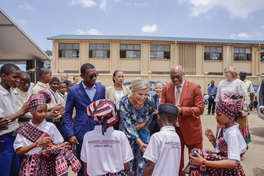 The Duchess of Edinburgh in Tanzania