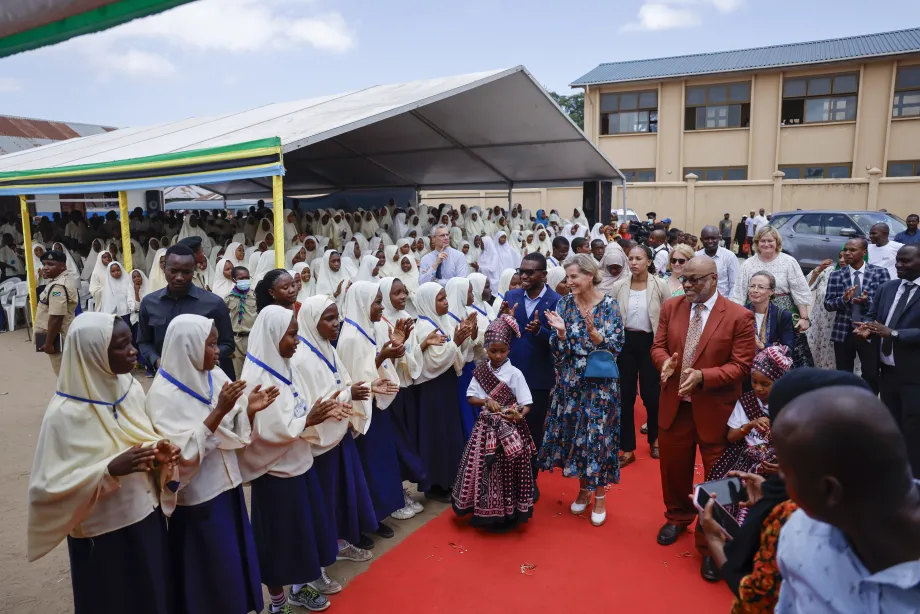 The Duchess of Edinburgh in Tanzania
