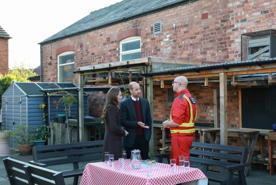 The Prince and Princess of Wales visit Southport