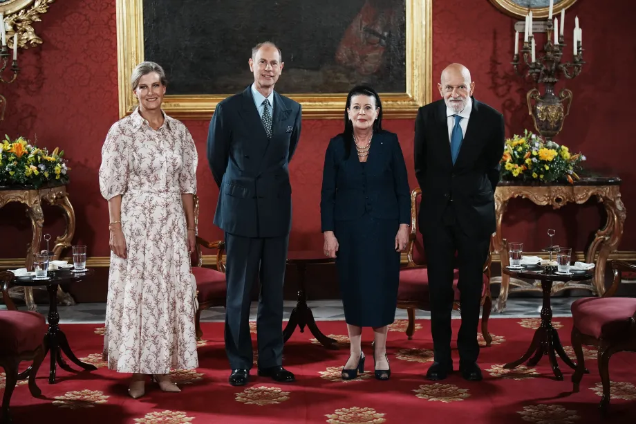The Duke and Duchess of Edinburgh in Malta