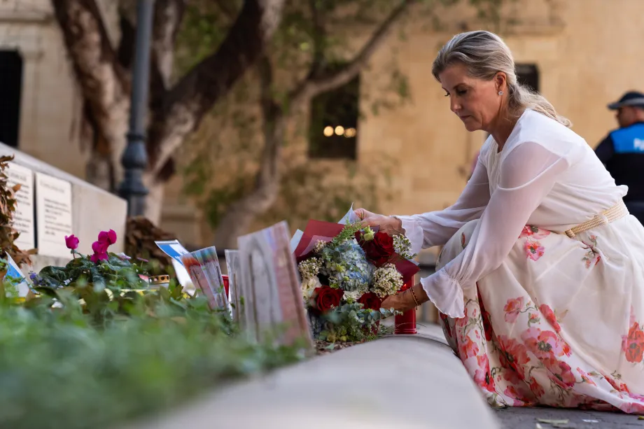 The Duchess of Edinburgh in Malta