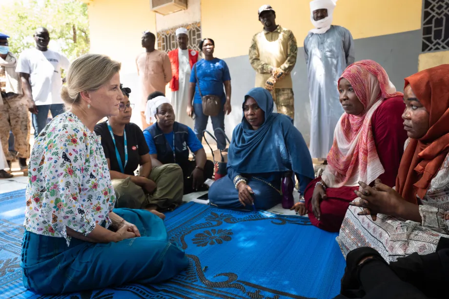 The Duchess of Edinburgh visits Chad