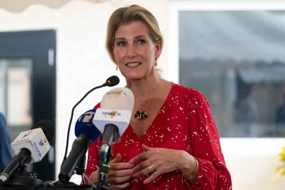 The Duchess of Edinburgh visits Chad