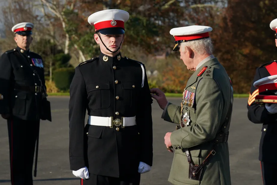 The King presents The King's Badge